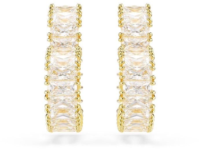 Swarovski Matrix - Oorbellen - Goud Goud