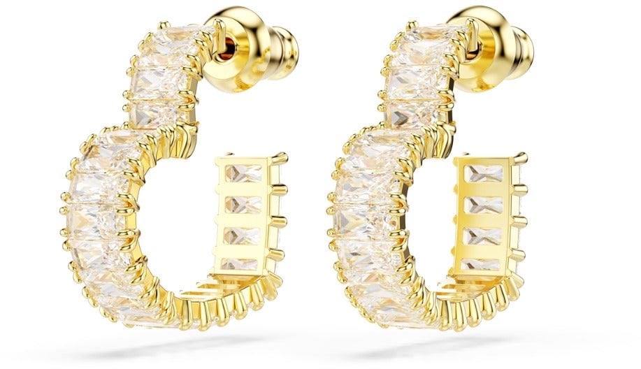Swarovski Matrix - Oorbellen - Goud Goud
