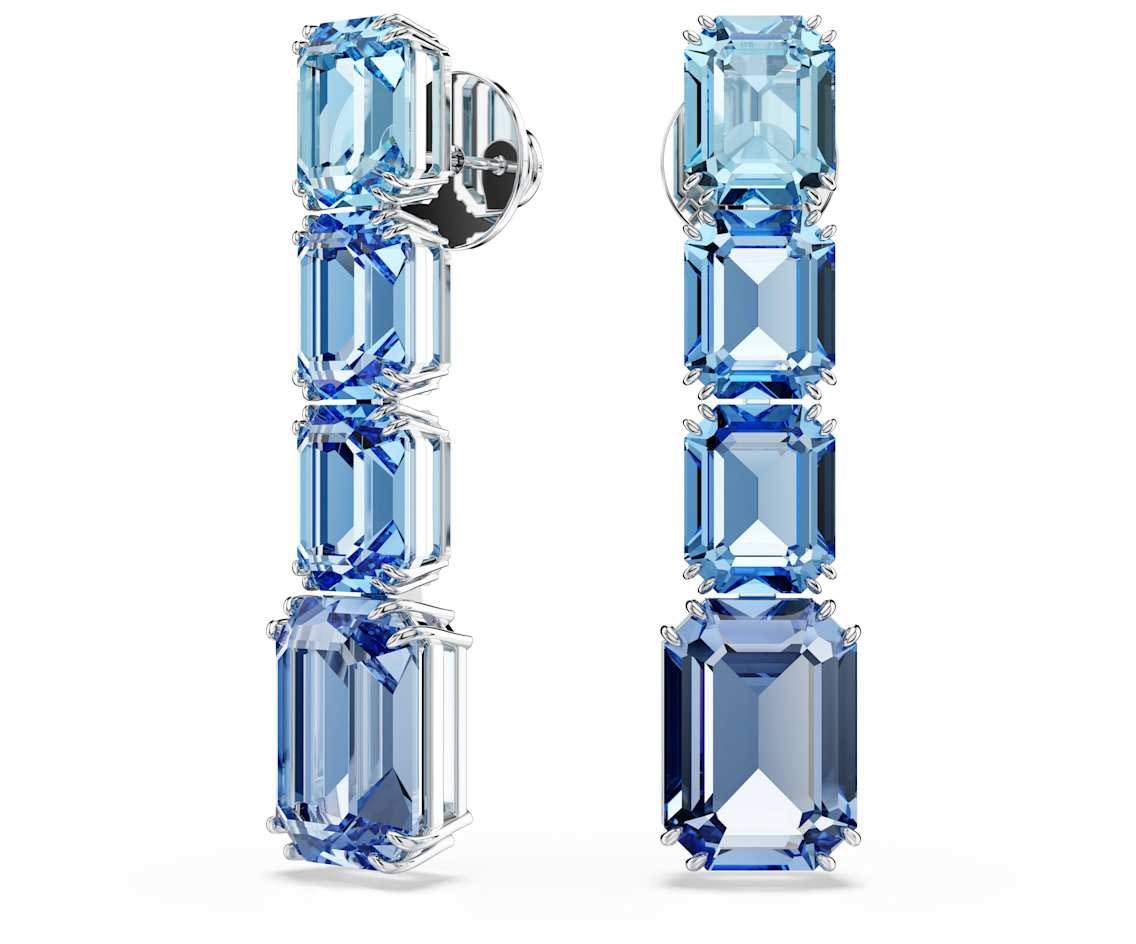 Swarovski Millenia - Oorbellen - Blauw Blauw