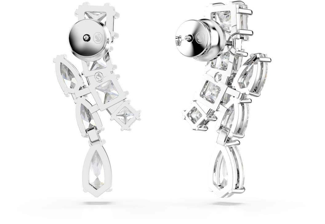 Swarovski Matrix - Oorbellen - Zilver Zilver