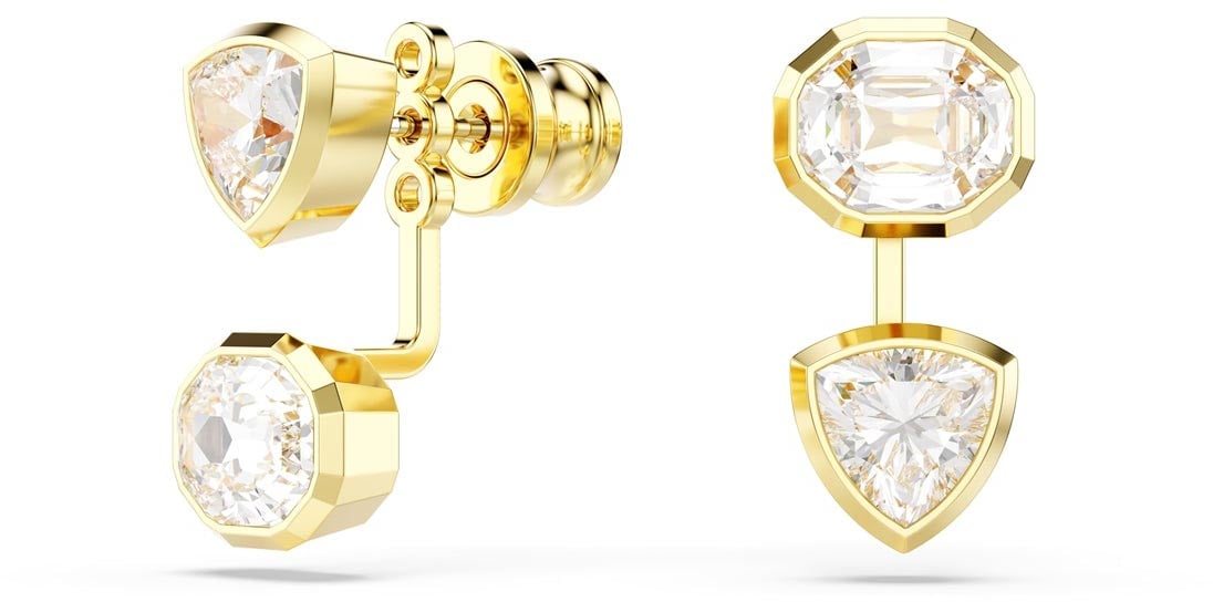 Swarovski - Oorbellen - Goud Goud