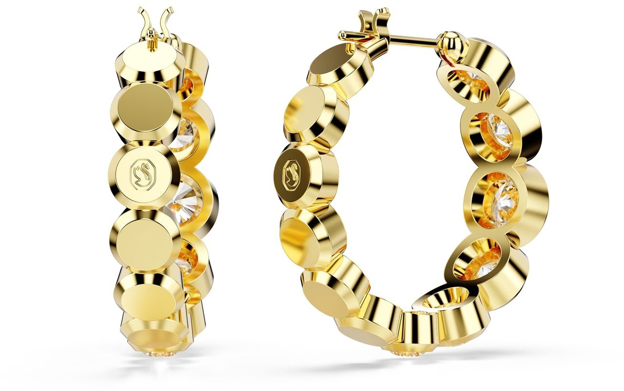 Swarovski - Oorbellen - Goud Goud