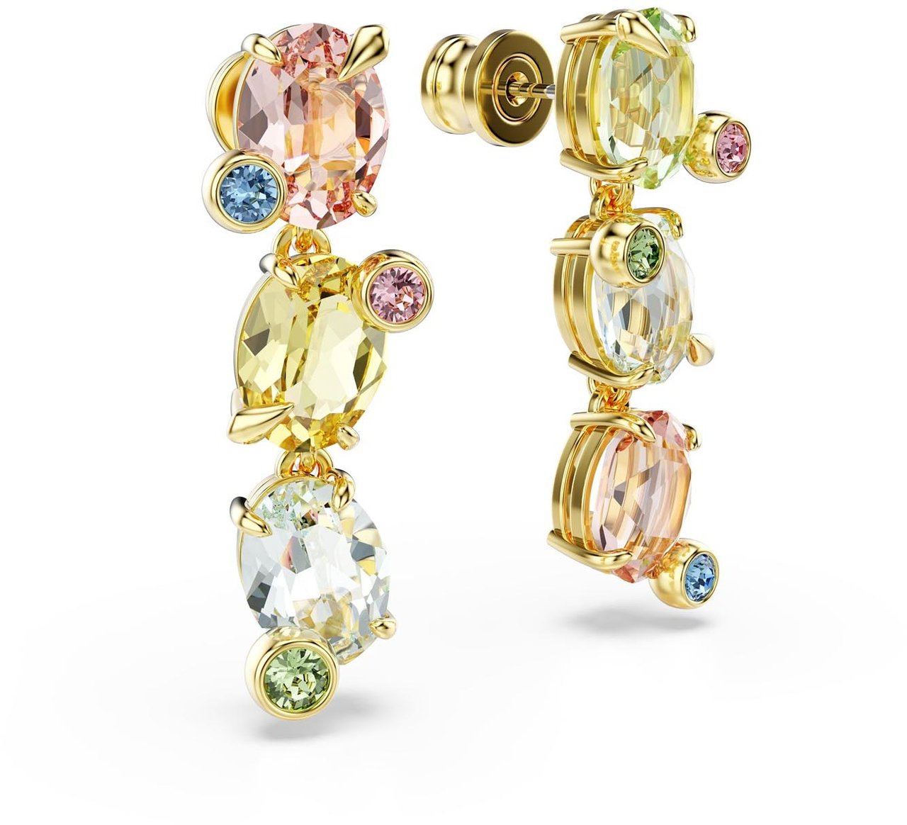 Swarovski - Oorbellen - Goud Divers