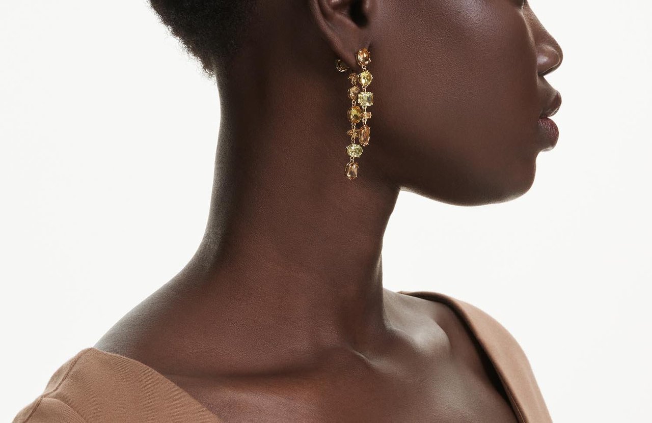 Swarovski - Oorbellen - Goud Goud
