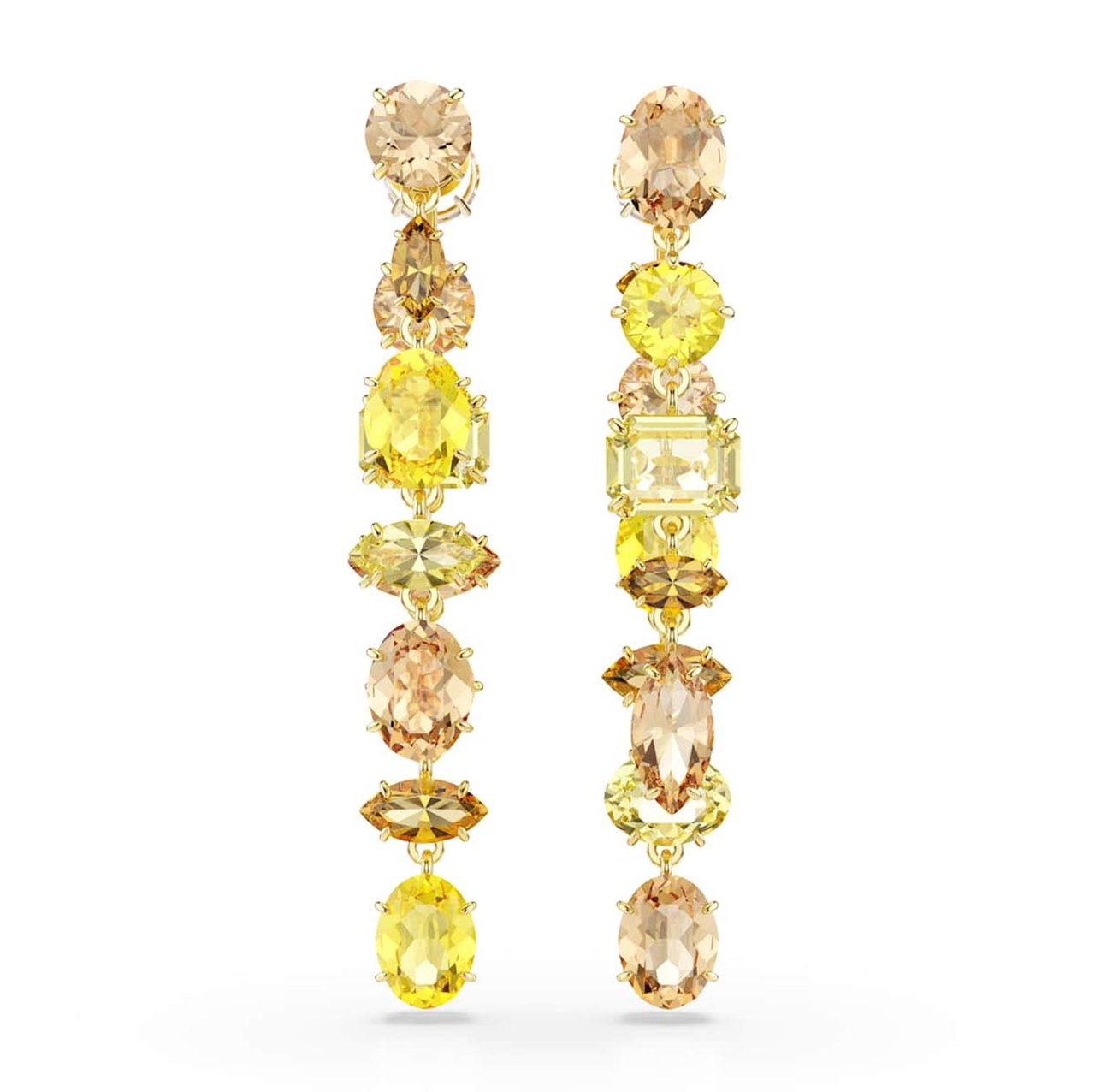 Swarovski - Oorbellen - Goud Goud