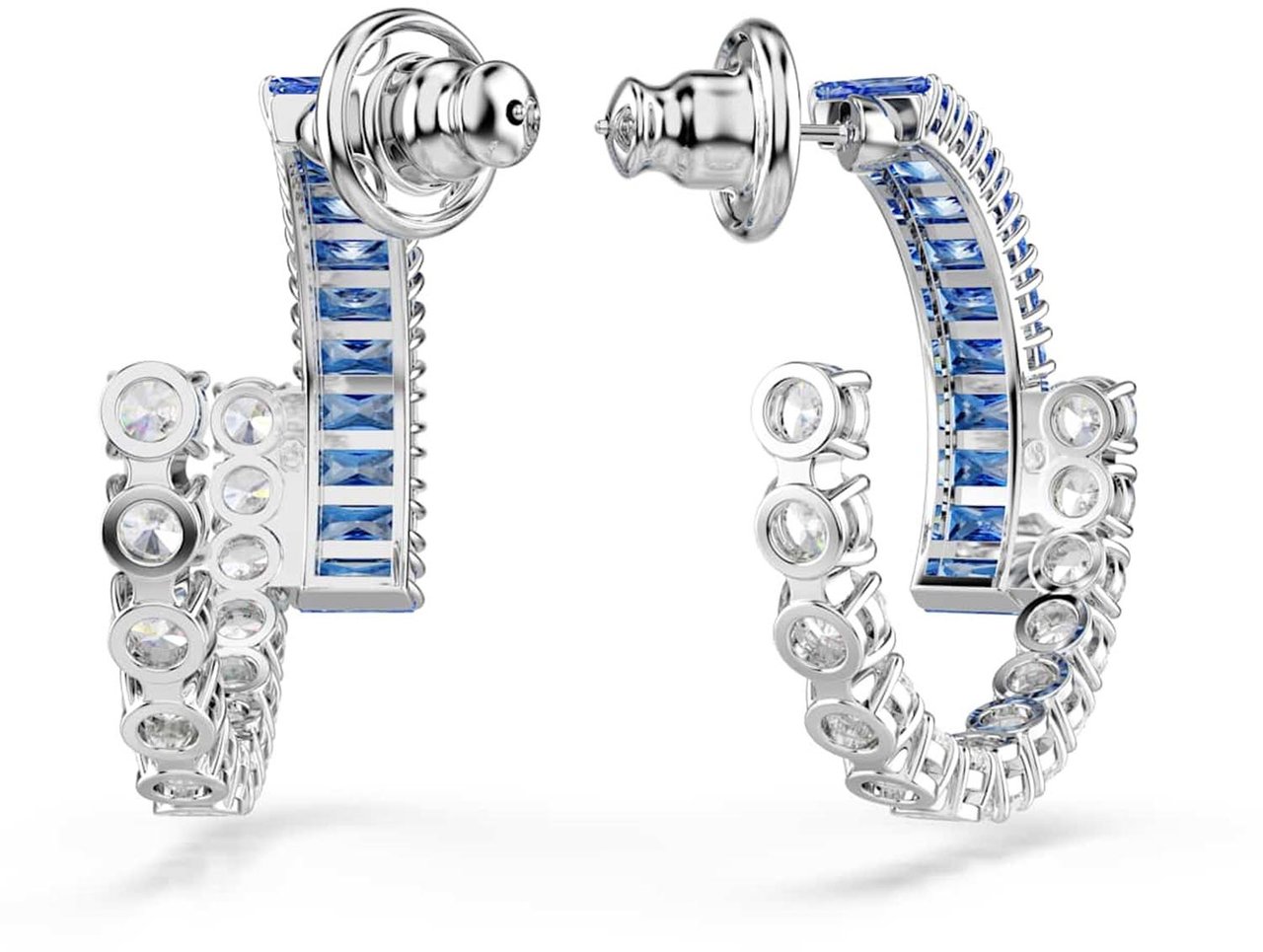 Swarovski - Oorbellen - Zilver Blauw