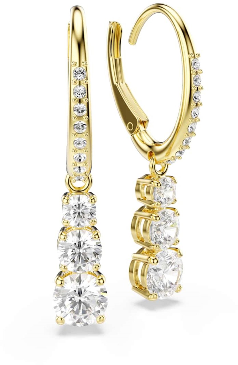 Swarovski - Oorbellen - Goud Goud