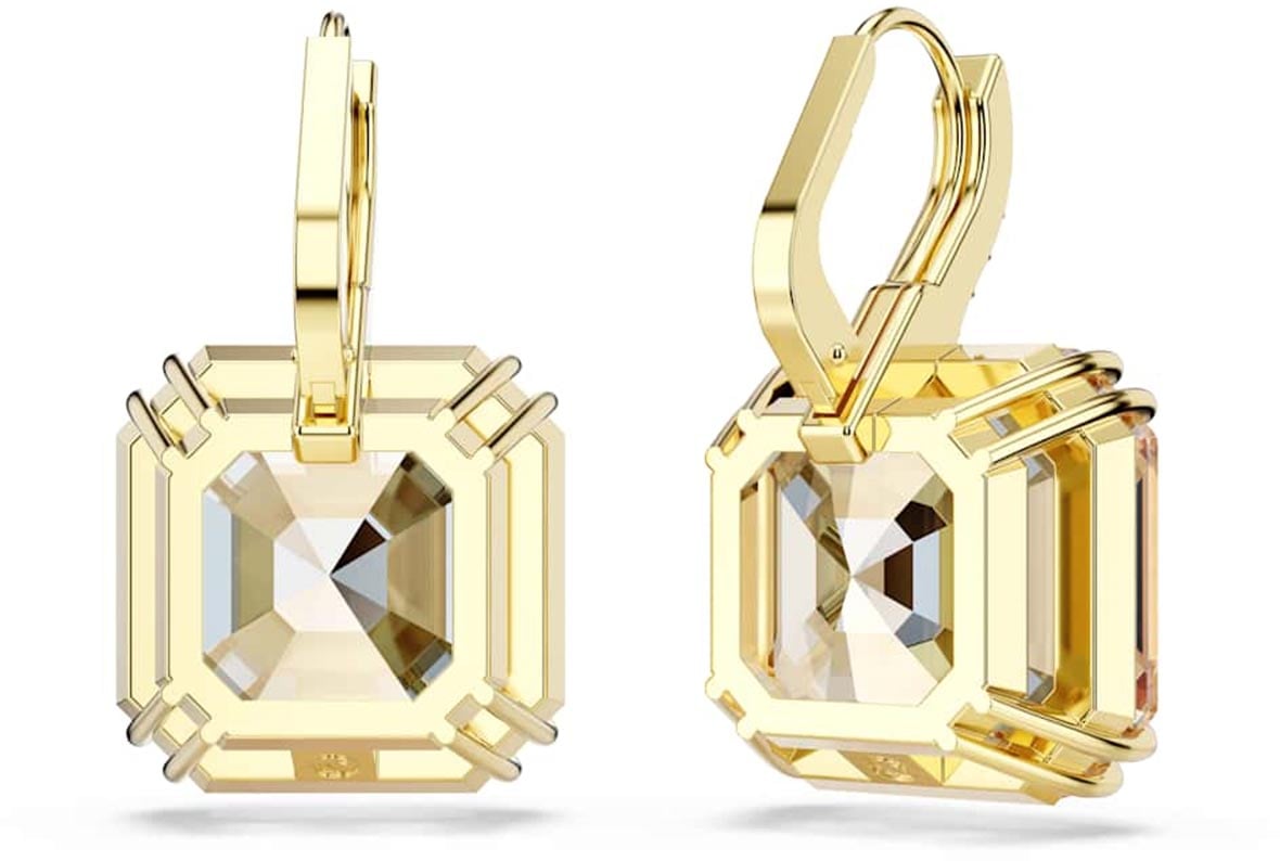Swarovski - Oorbellen - Goud Bruin
