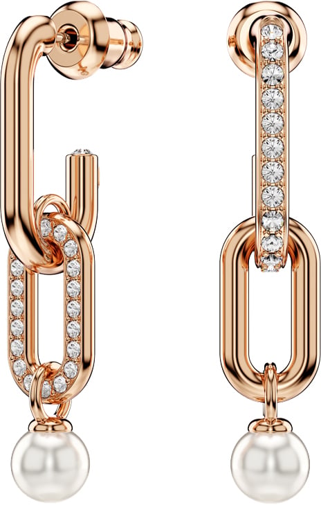 Swarovski - Oorbellen - Roségoud Roze
