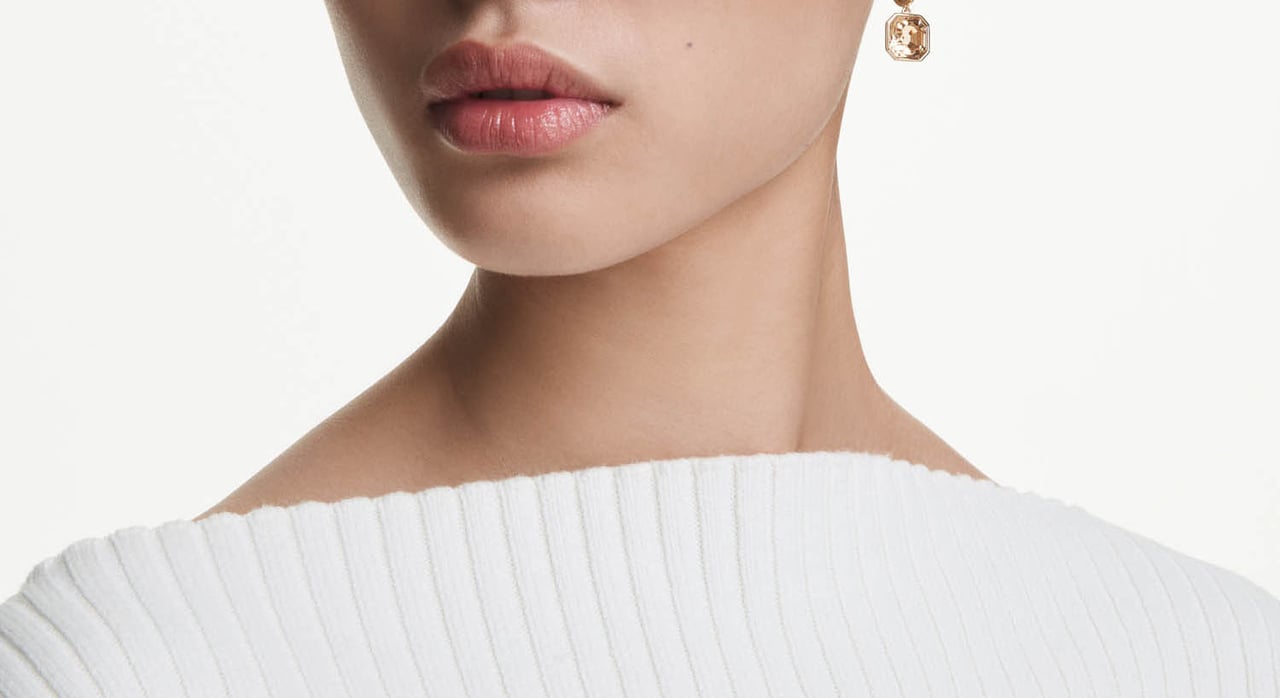 Swarovski - Oorbellen - Goud Goud