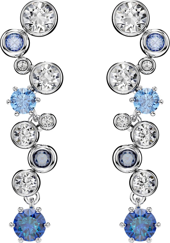 Swarovski - Oorbellen - Blauw Blauw