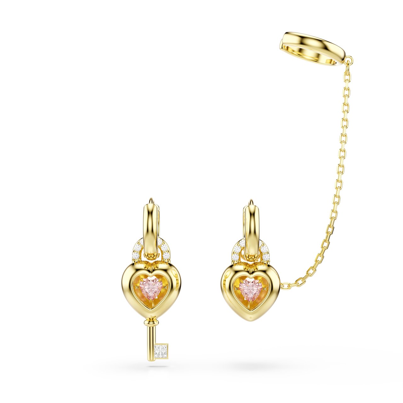 Swarovski - Oorbellen - Goud Goud