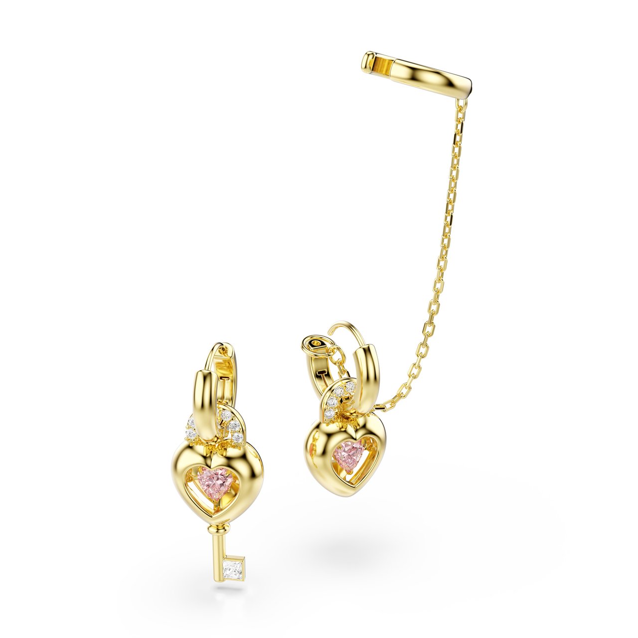 Swarovski - Oorbellen - Goud Goud