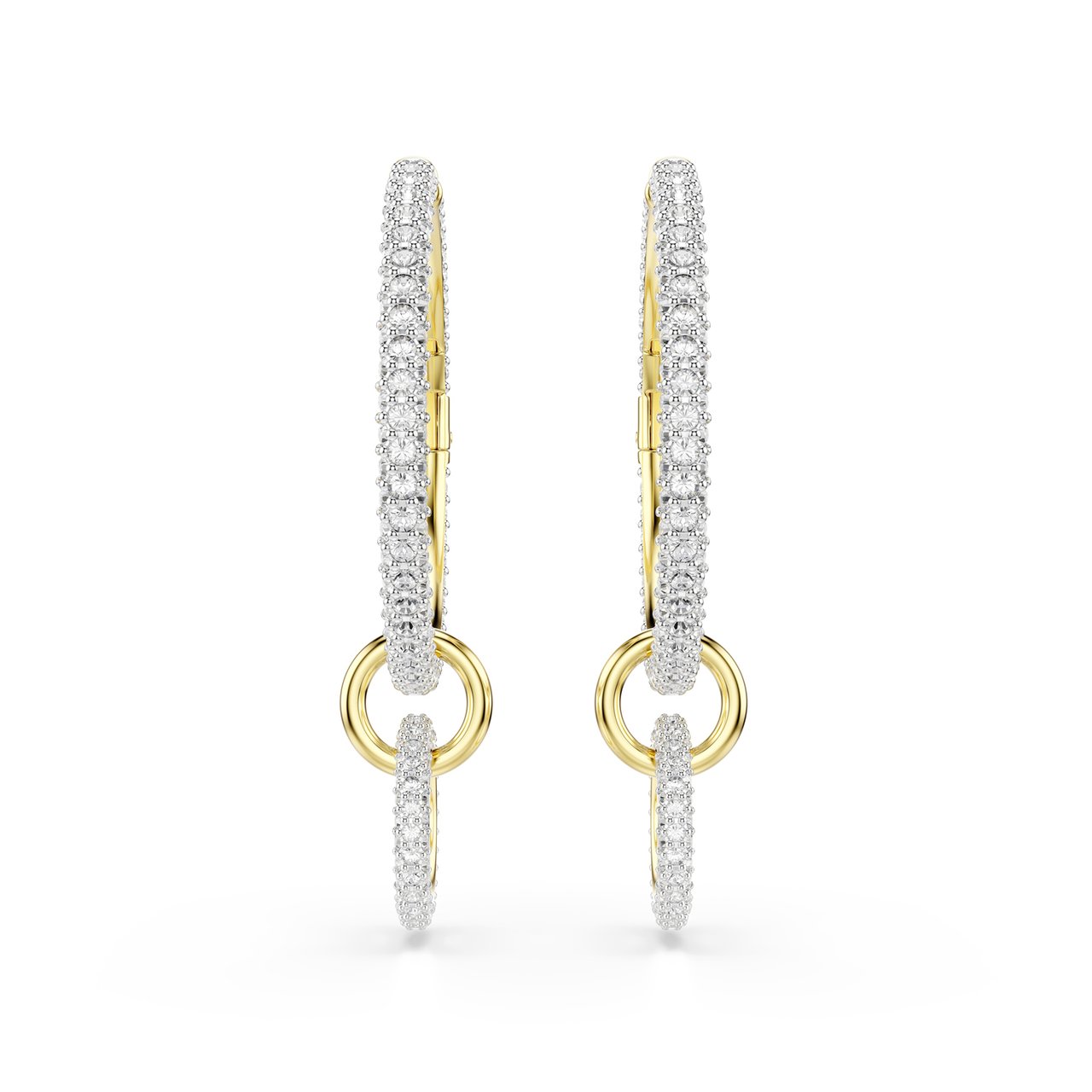 Swarovski - Oorbellen - Goud Goud