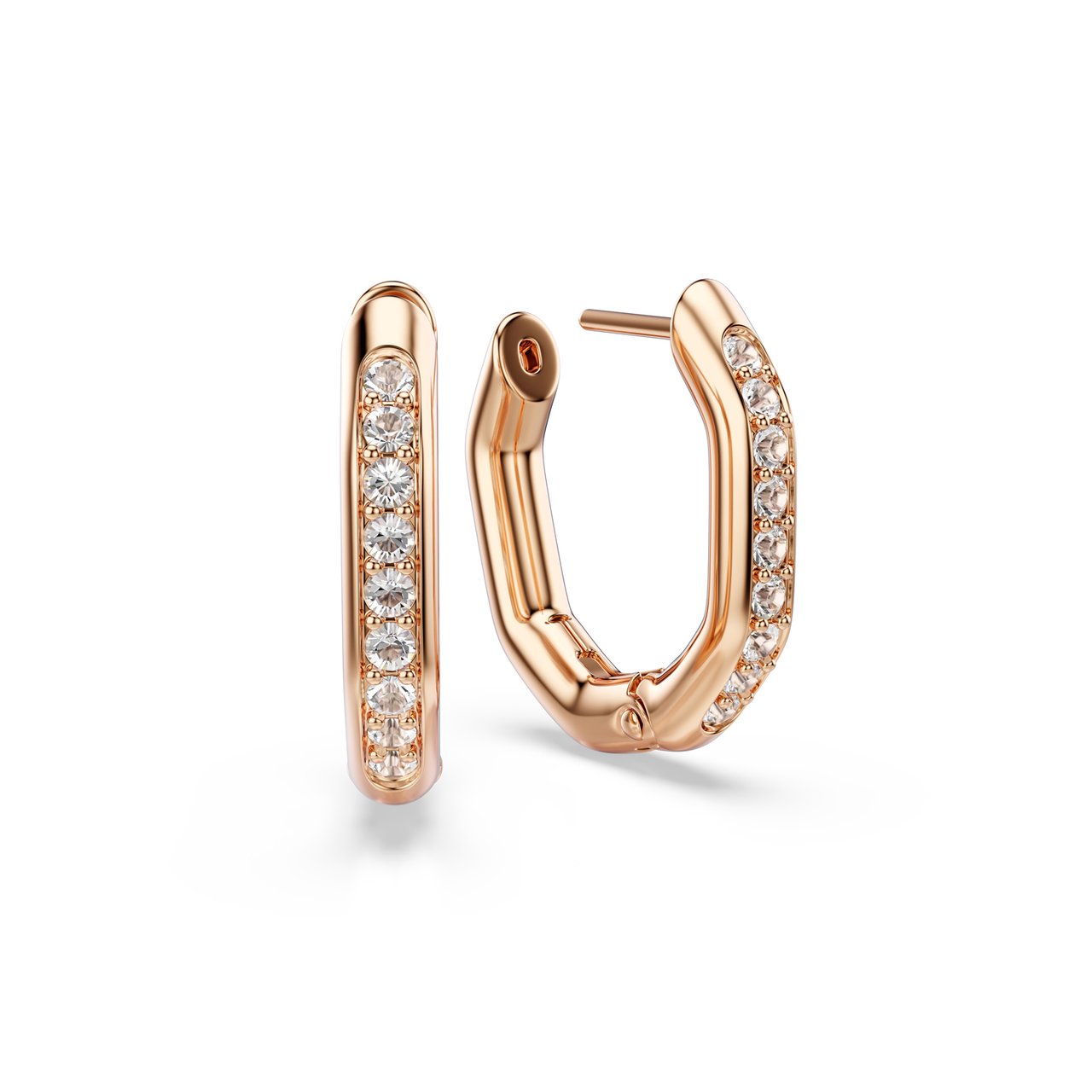 Swarovski - Oorbellen - Roségoud Divers