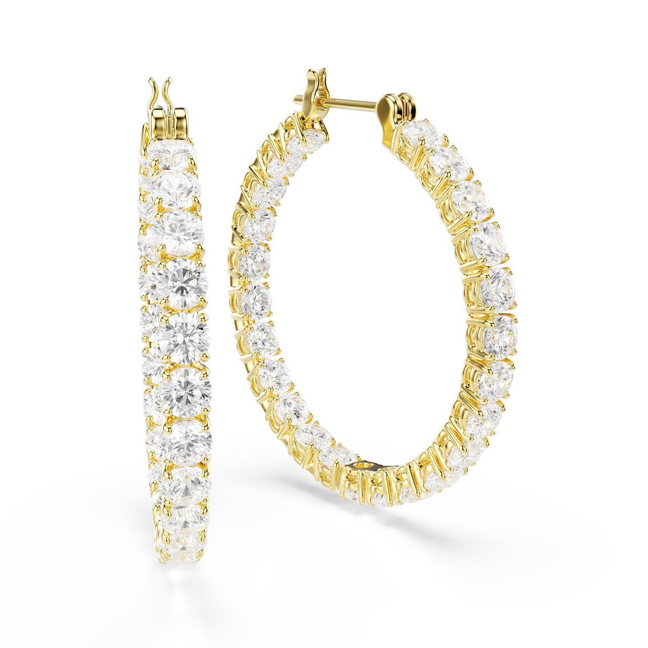 Swarovski - Oorbellen - Goud Goud