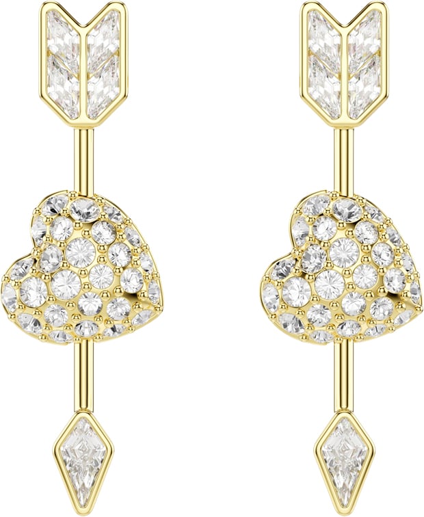 Swarovski - Oorbellen - Goud Goud