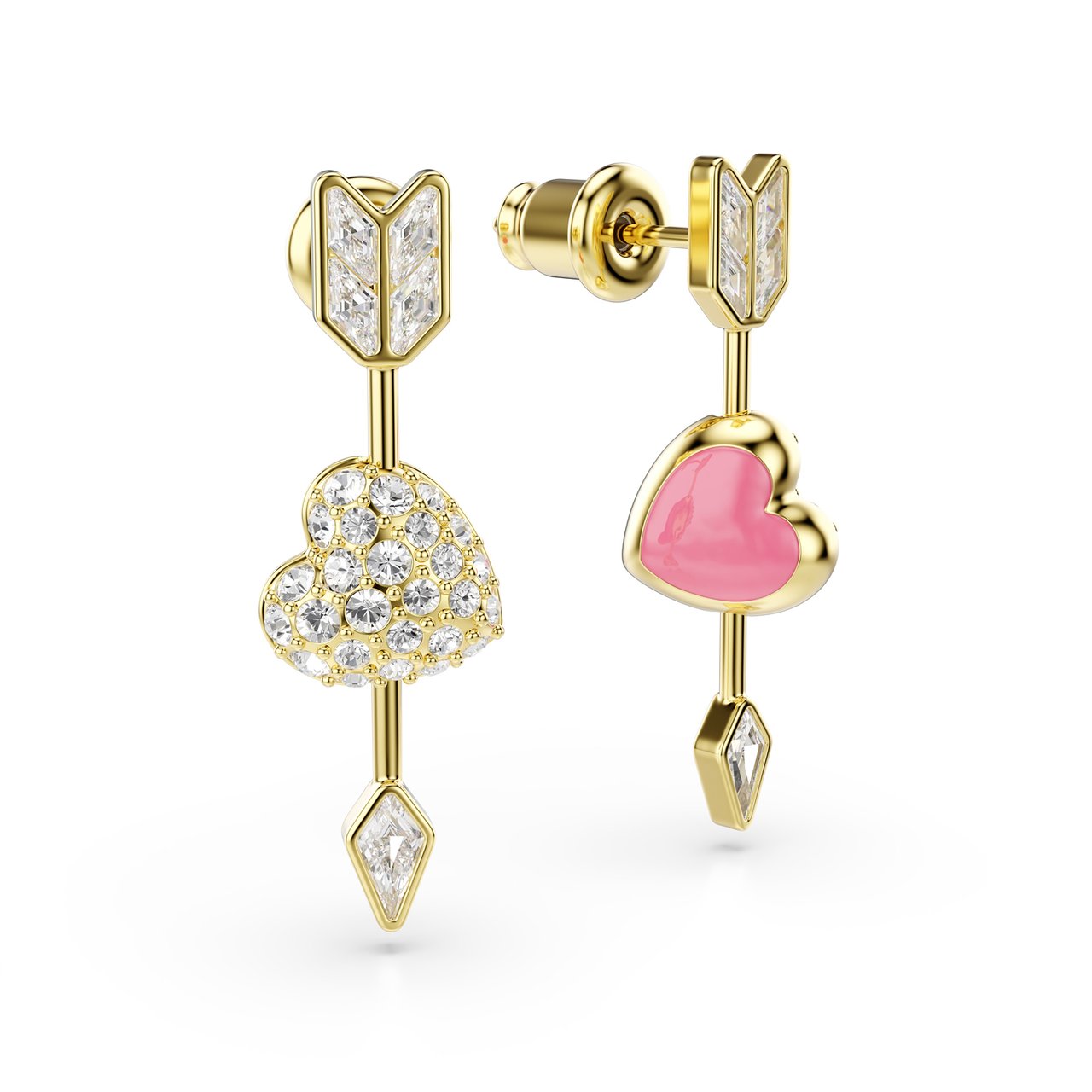 Swarovski - Oorbellen - Goud Goud