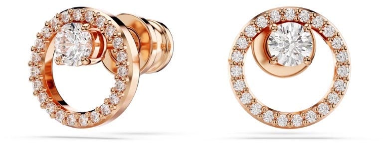 Swarovski Constella - Oorbellen - Roségoud Roze