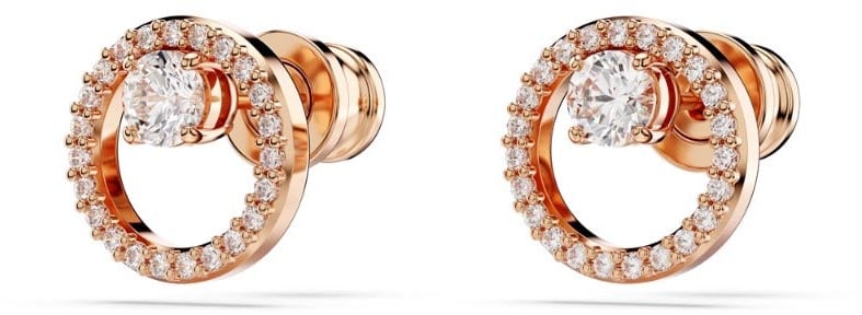 Swarovski Constella - Oorbellen - Roségoud Roze