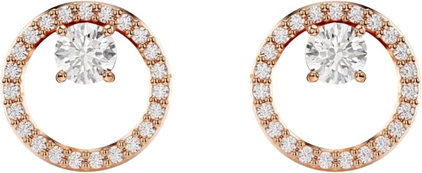 Swarovski Constella - Oorbellen - Roségoud Roze