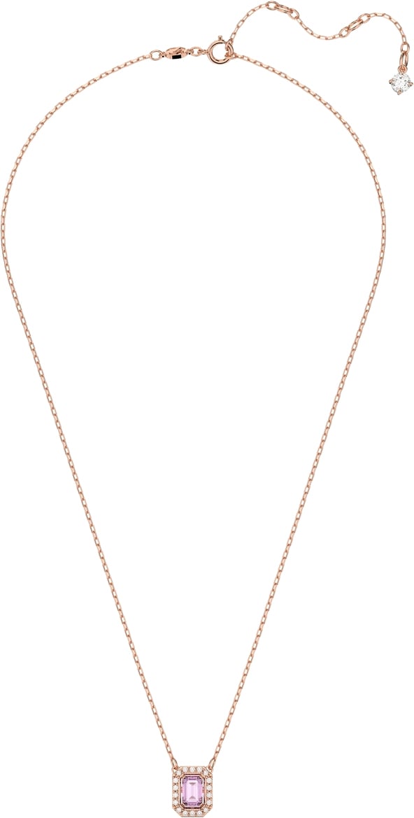 Swarovski Millenia - Ketting - PaarsRoségoud Paars