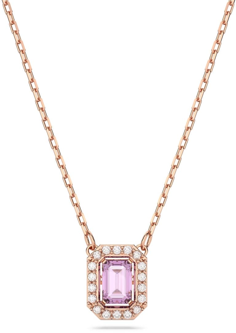 Swarovski Millenia - Ketting - PaarsRoségoud Paars