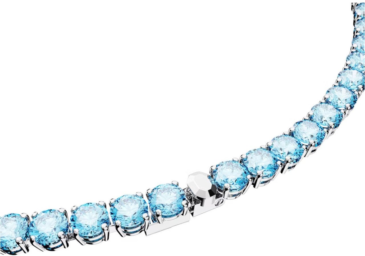 Swarovski Matrix - Ketting - Zilver Zilver