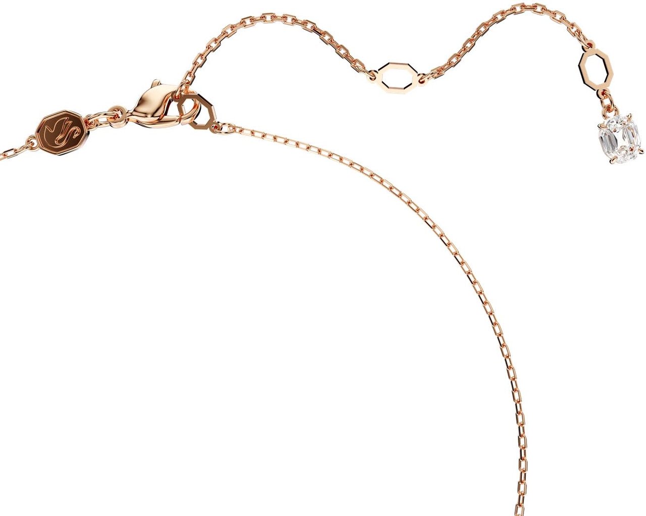 Swarovski Hyperbola - Ketting - Roségoud Roze