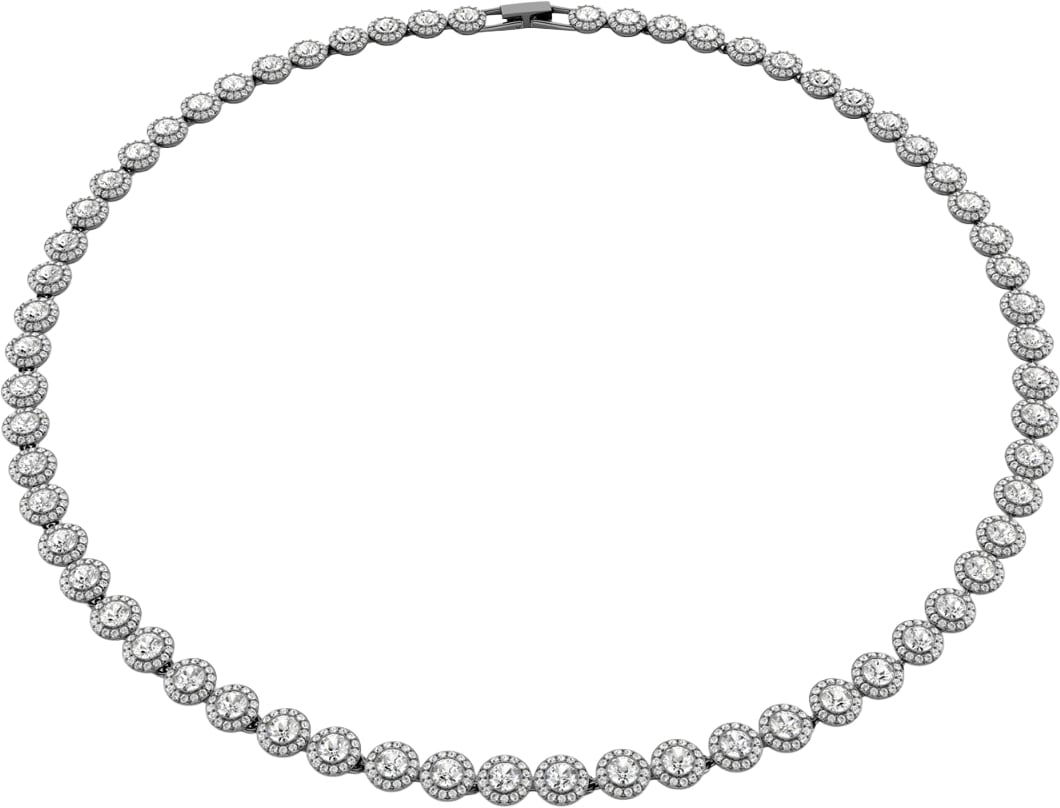 Swarovski - Ketting - Grijs Grijs