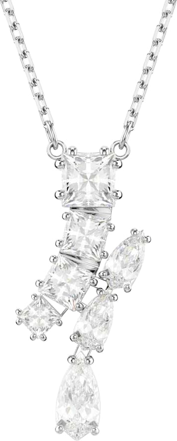 Swarovski Matrix - Ketting - Zilver Zilver