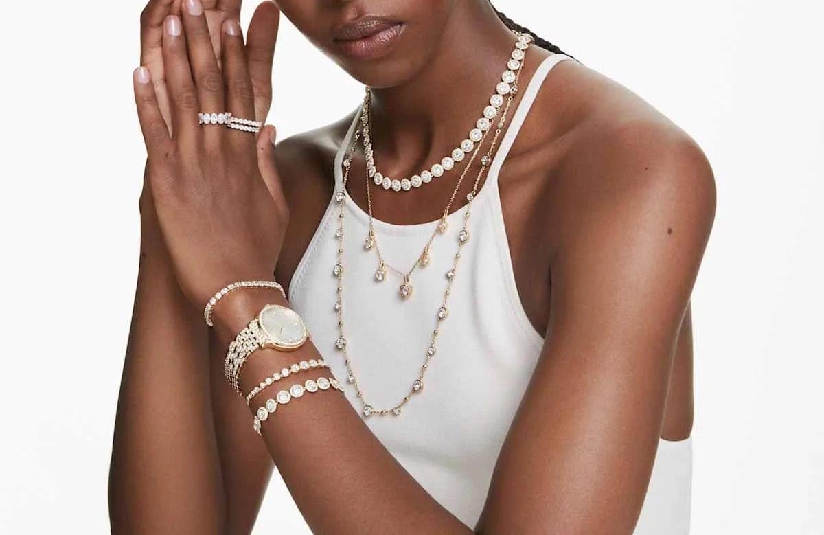 Swarovski - Ketting - Goud Goud