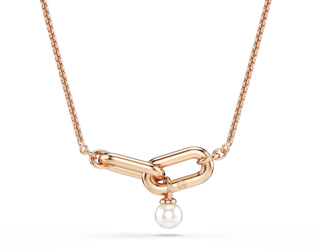 Swarovski - Ketting - Roségoud Roze