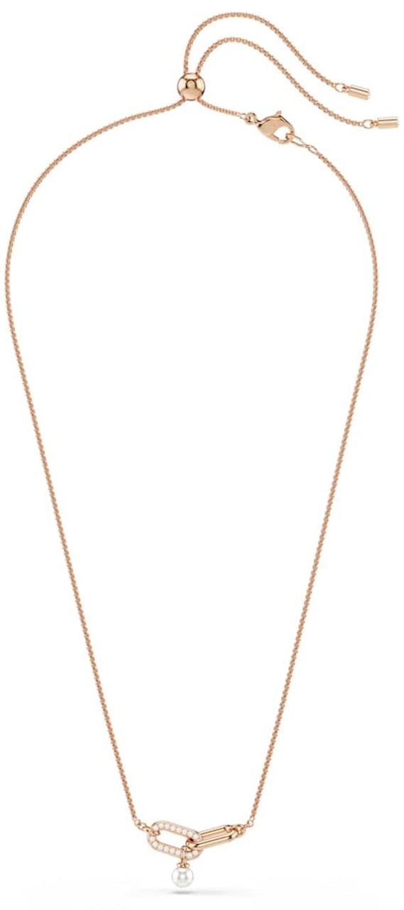 Swarovski - Ketting - Roségoud Roze