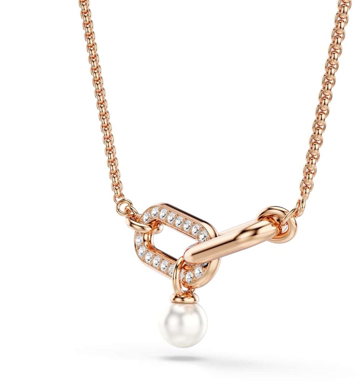 Swarovski - Ketting - Roségoud Roze