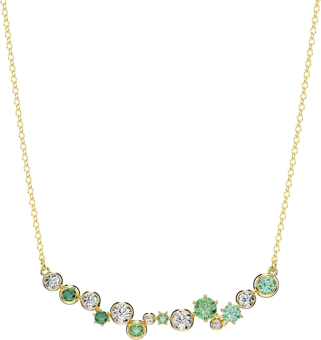 Swarovski - Ketting - Goud Groen