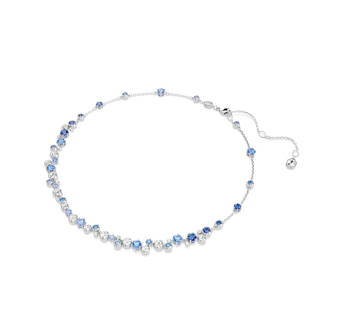 Swarovski - Ketting - Zilver Blauw