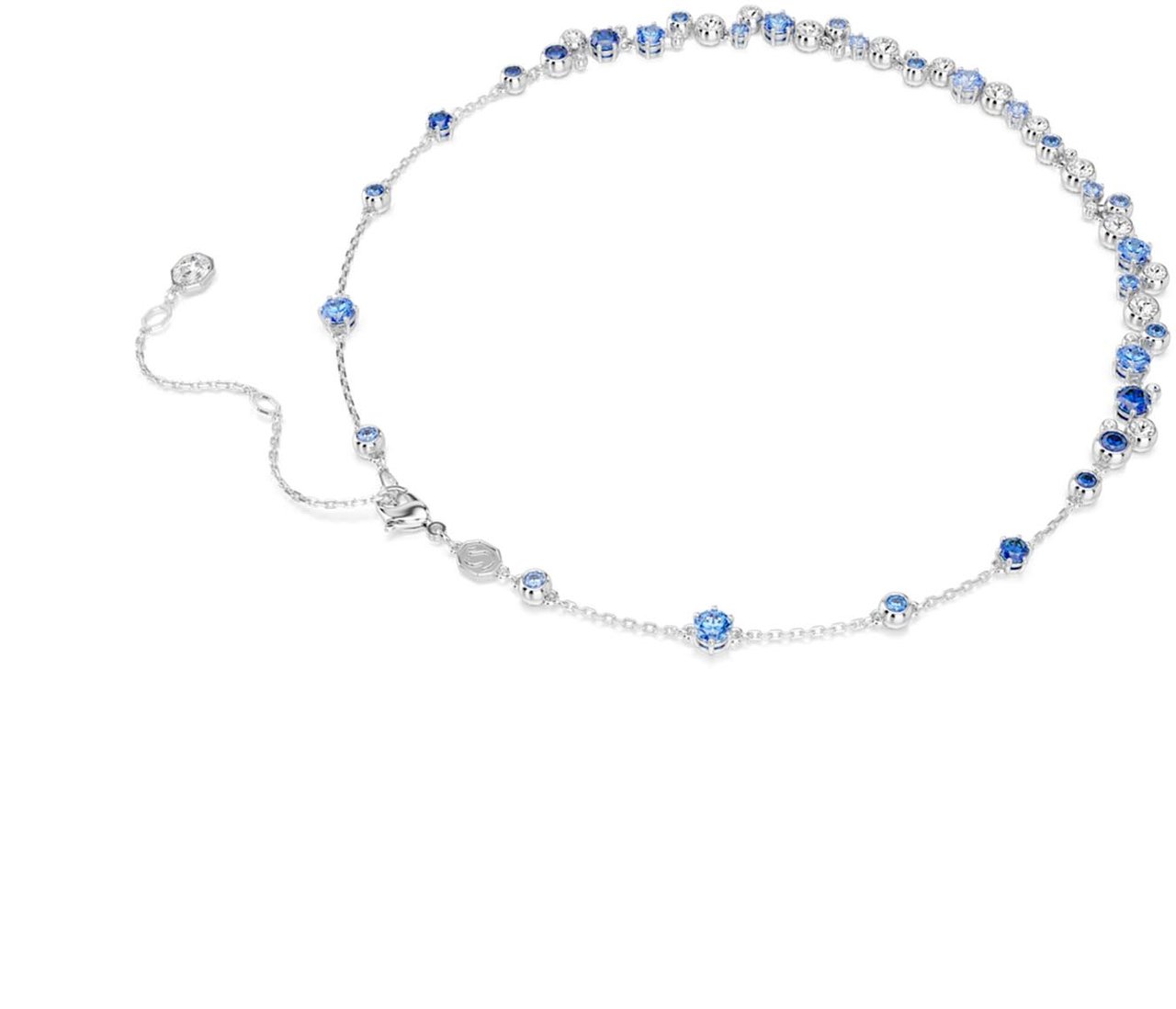 Swarovski - Ketting - Zilver Blauw