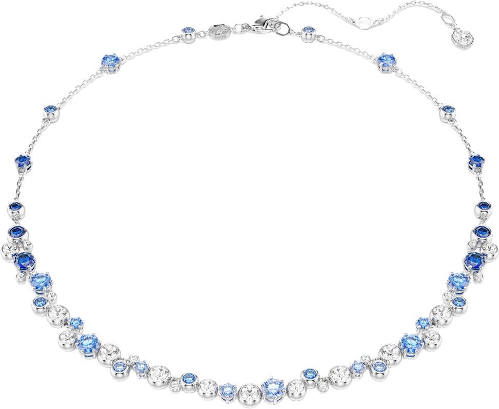 Swarovski - Ketting - Zilver Blauw