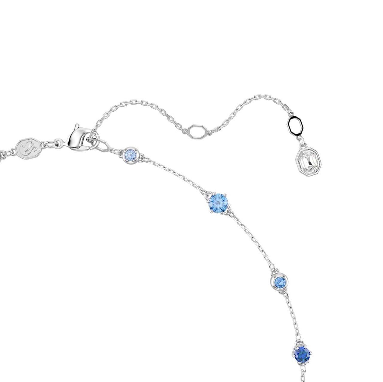 Swarovski - Ketting - Zilver Blauw