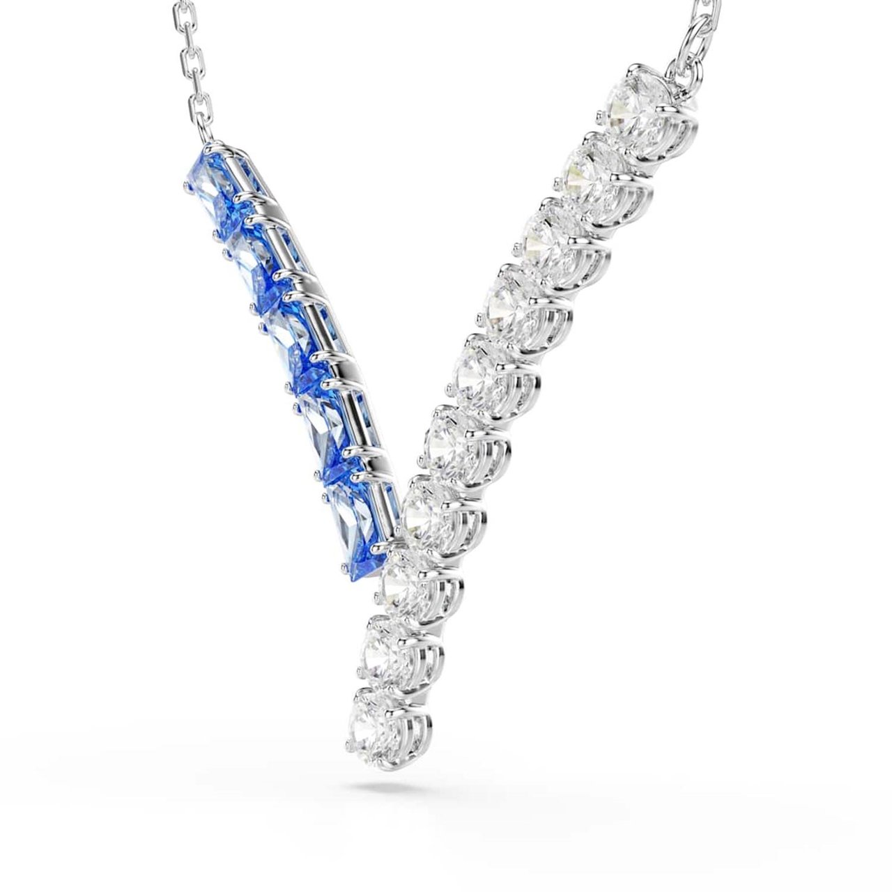 Swarovski - Ketting - Zilver Blauw