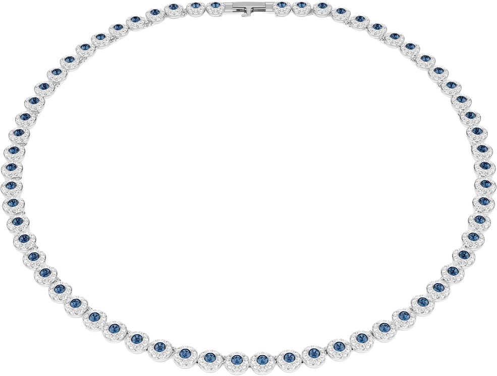 Swarovski - Ketting - Zilver Blauw