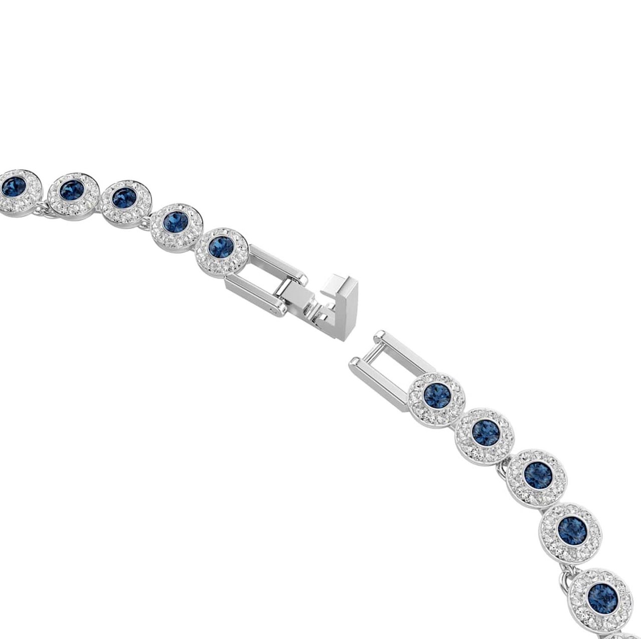 Swarovski - Ketting - Zilver Blauw