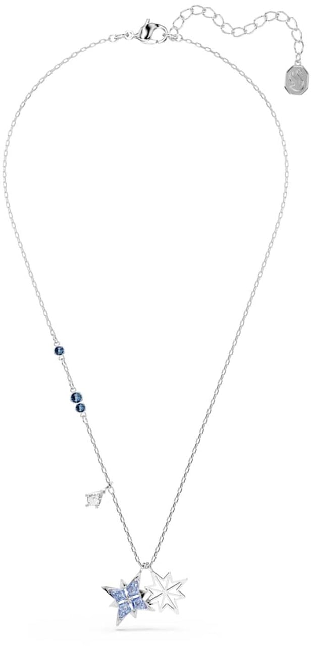 Swarovski - Ketting - Zilver Blauw