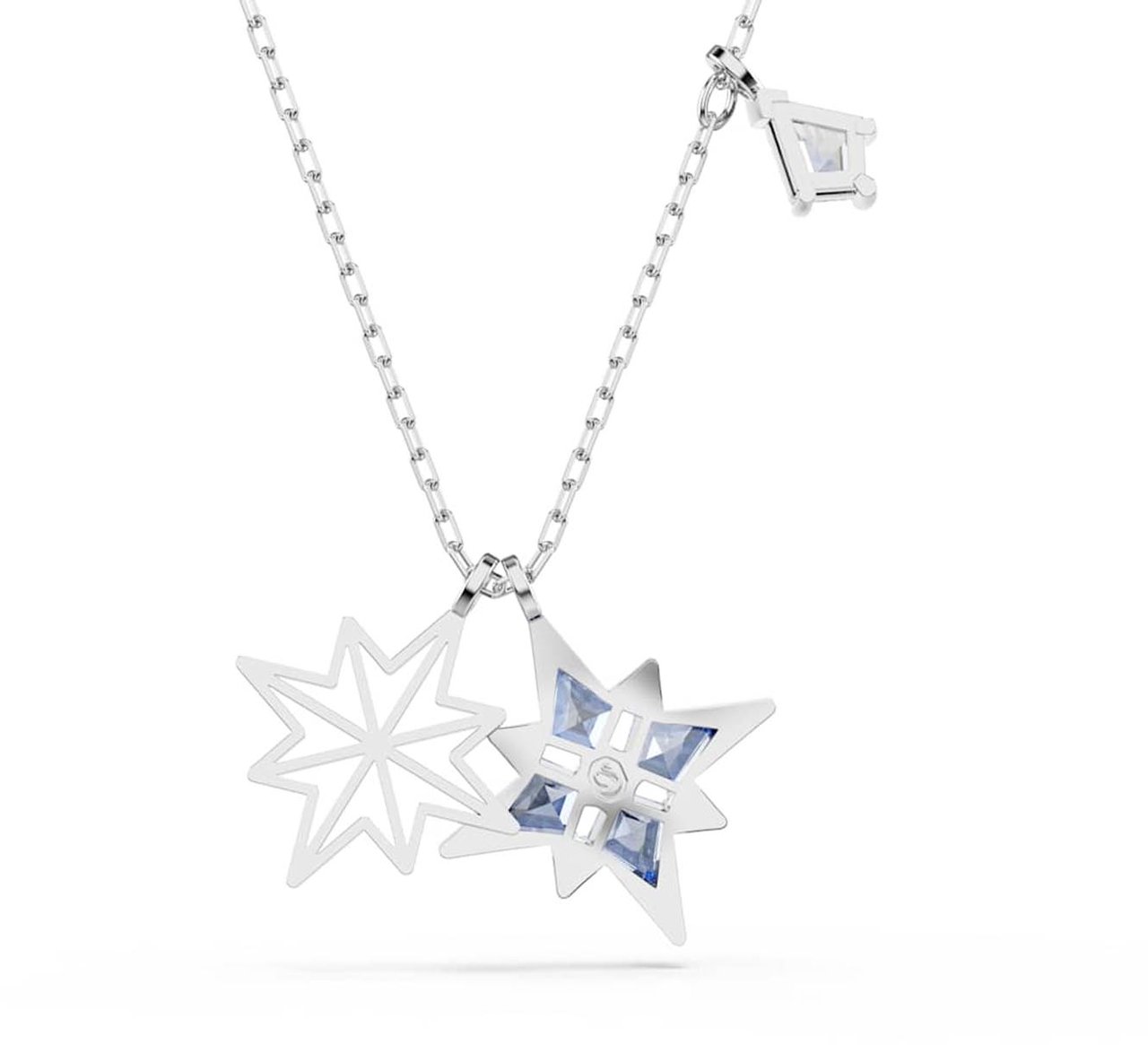 Swarovski - Ketting - Zilver Blauw