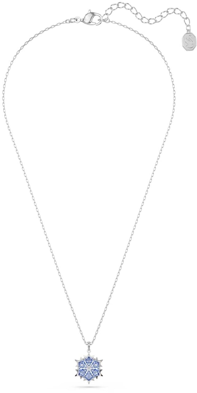 Swarovski - Ketting - Zilver Blauw