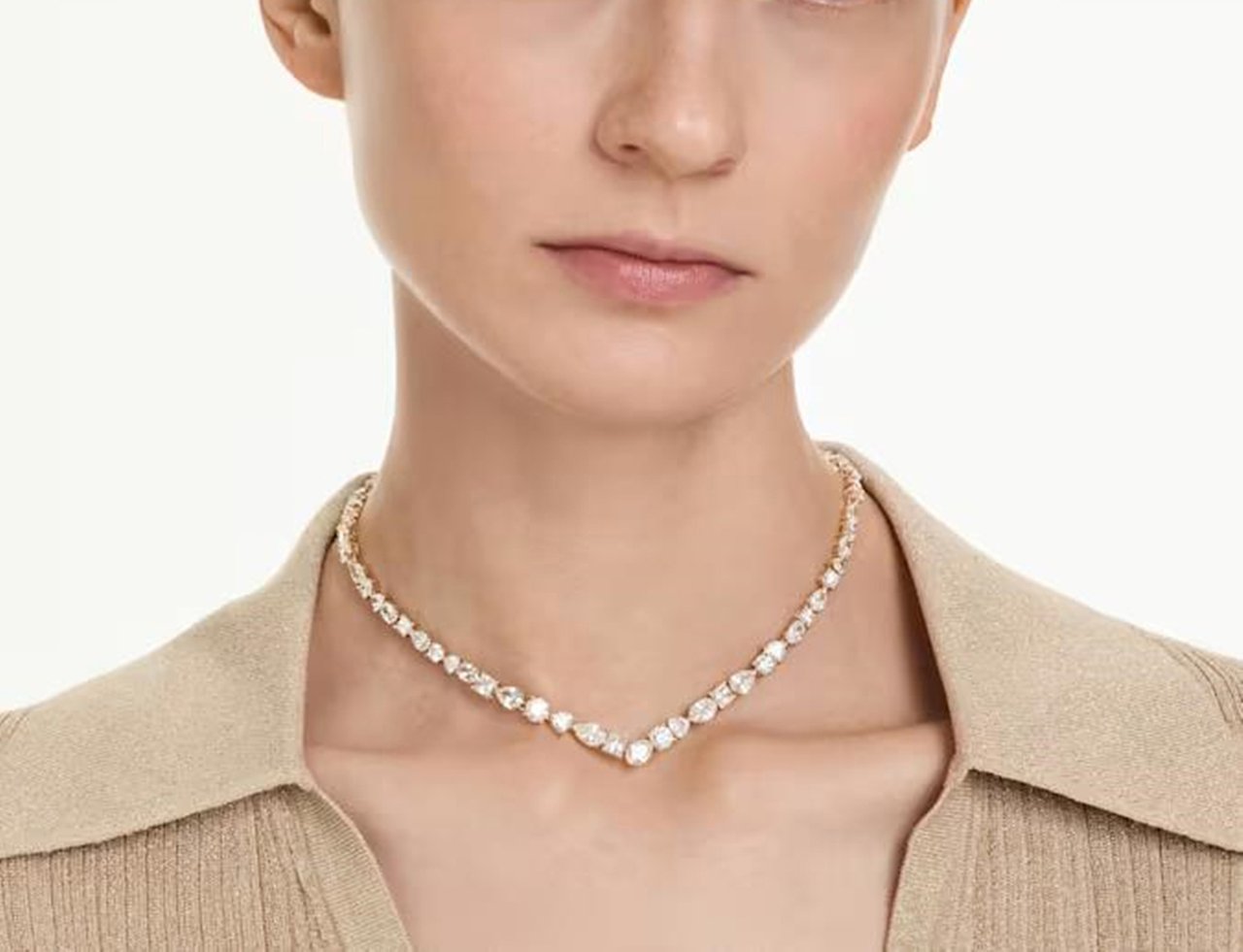Swarovski - Ketting - Goud Goud