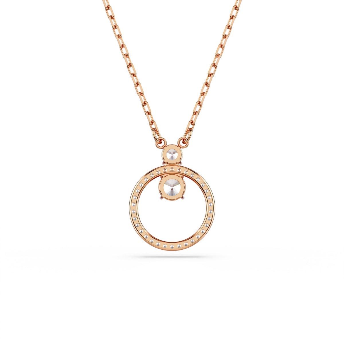 Swarovski Constella - Ketting - Roségoud Roze