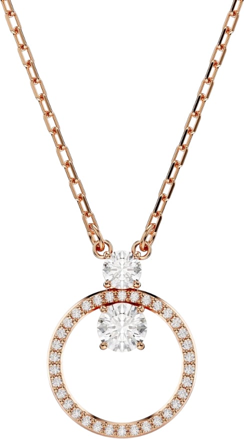 Swarovski Constella - Ketting - Roségoud Roze