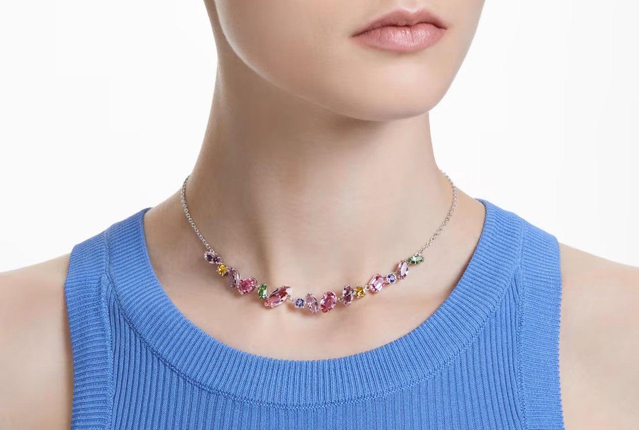 Swarovski Gema - Ketting - Zilver Zilver